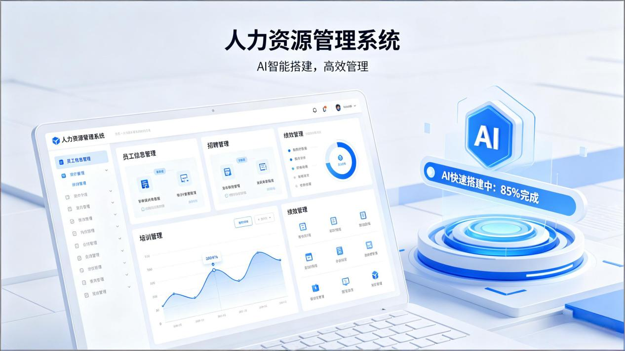 人力资源管理系统快速搭建指南,红迅AI低代码平台赋能企业人才管理数字化