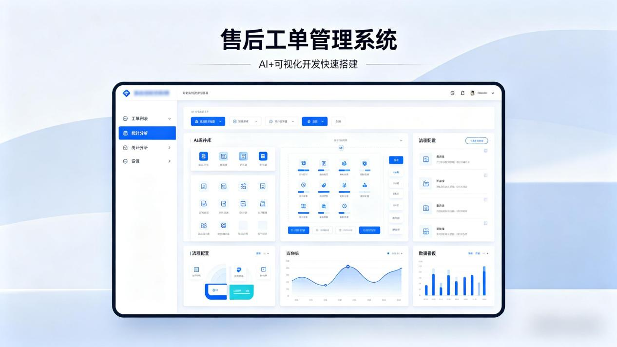 售后工单管理系统快速搭建方案,红迅AI低代码平台助力客户服务提效
